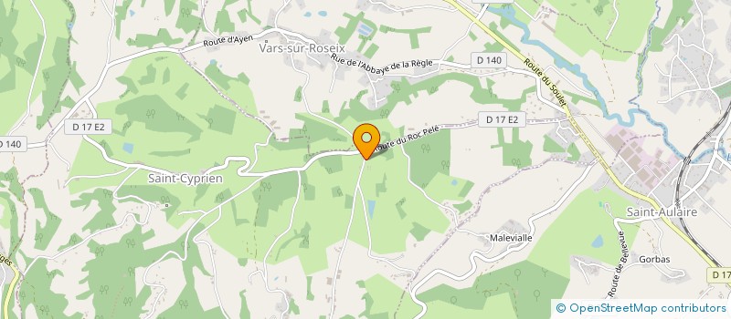 localisation de l'entreprise MONSIEUR NOEL DELTERAL  SAINT-CYPRIEN