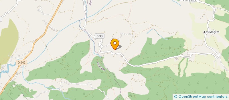 localisation de l'entreprise MONSIEUR NOEL DERBEZ  MONTGARDIN