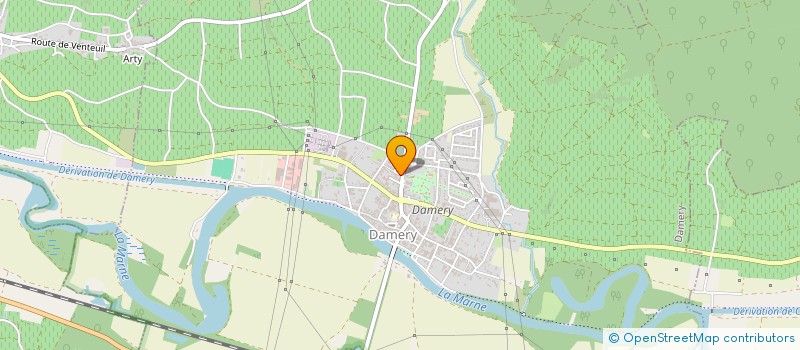 localisation de l'entreprise MONSIEUR NOEL DEURVEILHER  DAMERY