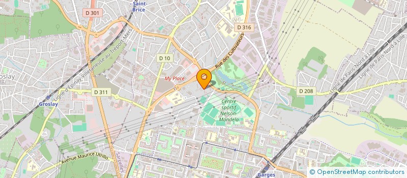 localisation de l'entreprise MONSIEUR NOEL DIKEC  SARCELLES