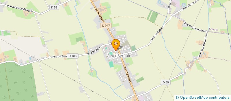 localisation de l'entreprise MONSIEUR NOEL DUBAELE  VIEUX-BERQUIN