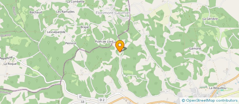 localisation de l'entreprise MONSIEUR NOEL DUPUY  DEGAGNAC