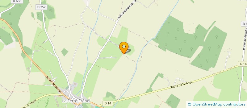 localisation de l'entreprise MONSIEUR NOEL FABRICE  LA FERTE-EN-OUCHE