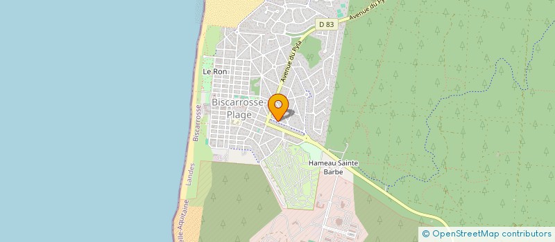 localisation de l'entreprise MONSIEUR NOEL FAU  BISCARROSSE