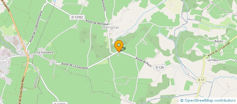 localisation de l'entreprise MONSIEUR NOEL FAUCHER  MERIGNAS