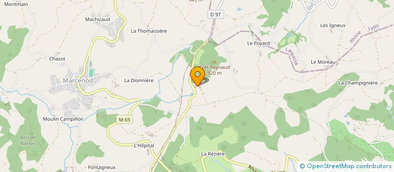 localisation de l'entreprise MONSIEUR NOEL FLECHET  SAINTE-CROIX-EN-JAREZ