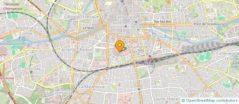 localisation de l'entreprise MONSIEUR NOEL-FRANCK MARTIN  RENNES