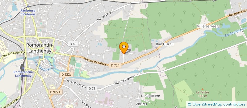 localisation de l'entreprise MONSIEUR NOEL GARDIN  ROMORANTIN-LANTHENAY