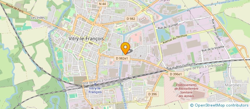 localisation de l'entreprise MONSIEUR NOEL GARNIER à VITRY-LE-FRANCOIS
