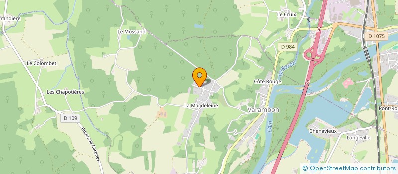 localisation de l'entreprise MONSIEUR NOEL GERONUTTI  VARAMBON