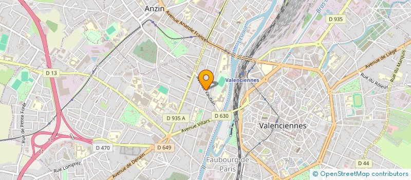 localisation de l'entreprise MONSIEUR NOEL GESLIN à VALENCIENNES