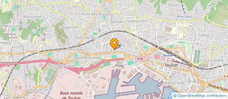 localisation de l'entreprise MONSIEUR NOEL GIACOBAZZI  TOULON