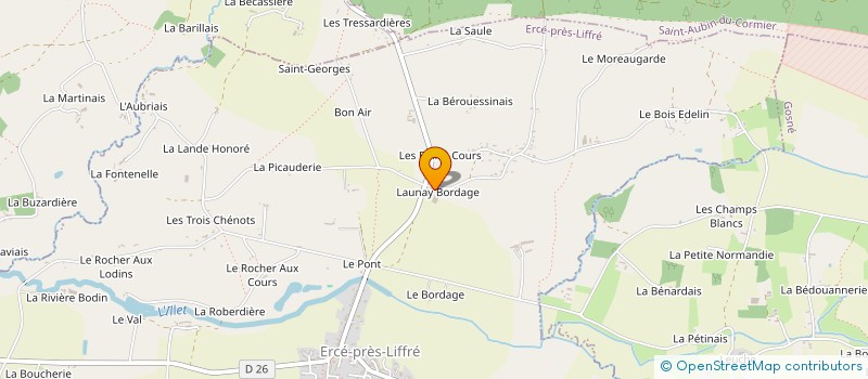 localisation de l'entreprise MONSIEUR NOEL GIEUX à ERCE-PRES-LIFFRE