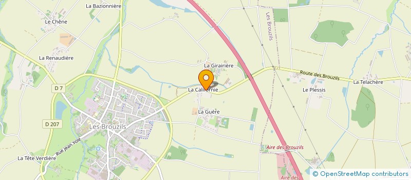 localisation de l'entreprise MONSIEUR NOEL GILBERT  LES BROUZILS