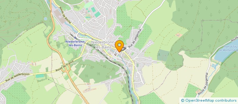 localisation de l'entreprise MONSIEUR NOEL GILGER  NIEDERBRONN-LES-BAINS