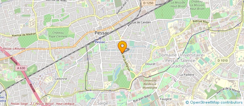 localisation de l'entreprise MONSIEUR NOEL GIOVACCHINI  PESSAC