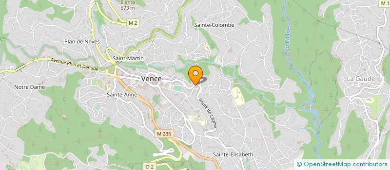 localisation de l'entreprise MONSIEUR NOEL GIUGE à VENCE