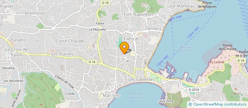 localisation de l'entreprise MONSIEUR NOEL GOMEZ MARTINEZ  LA SEYNE-SUR-MER