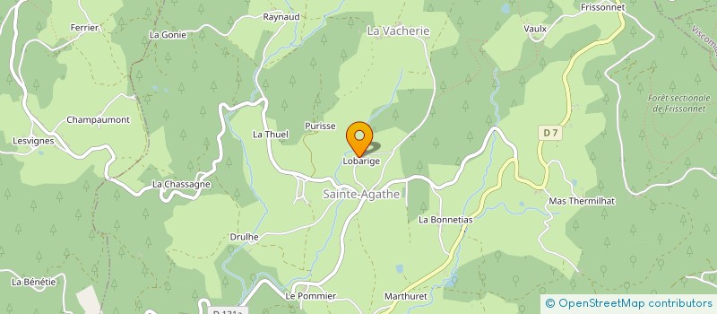 localisation de l'entreprise MONSIEUR NOEL GOUTTEPIFFRE  SAINTE-AGATHE