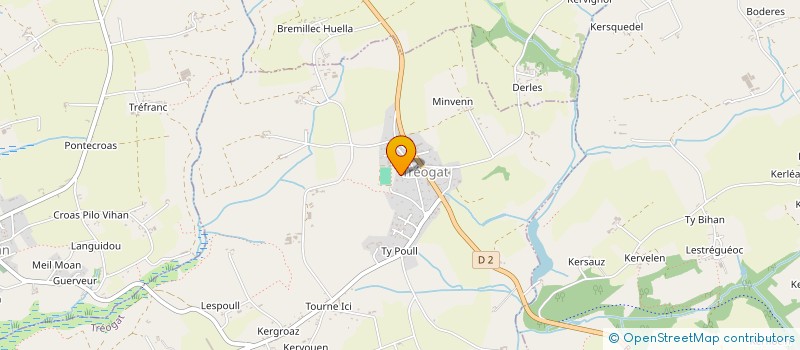 localisation de l'entreprise MONSIEUR NOEL GOUZIEN à TREOGAT
