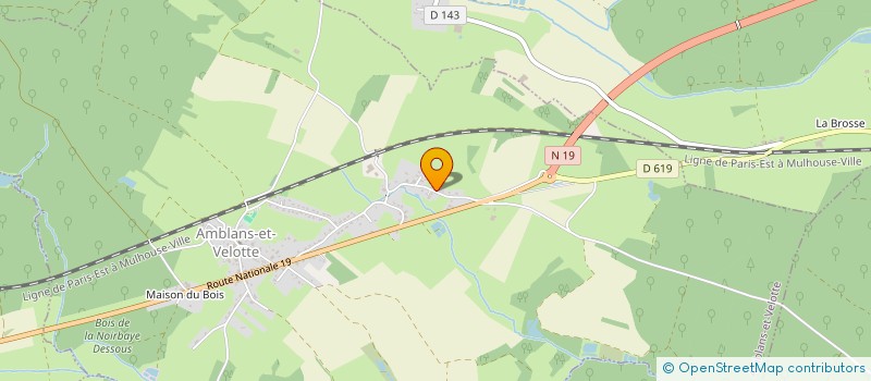 localisation de l'entreprise MONSIEUR NOEL GRANDJEAN  AMBLANS-ET-VELOTTE