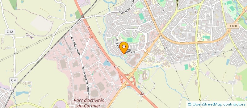 localisation de l'entreprise MONSIEUR NOEL GROLLEAU à CHOLET