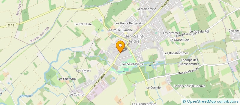 localisation de l'entreprise MONSIEUR NOEL GUENON à CLERY-SAINT-ANDRE