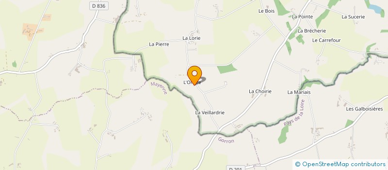 localisation de l'entreprise MONSIEUR NOEL GUESDON à PASSAIS VILLAGES
