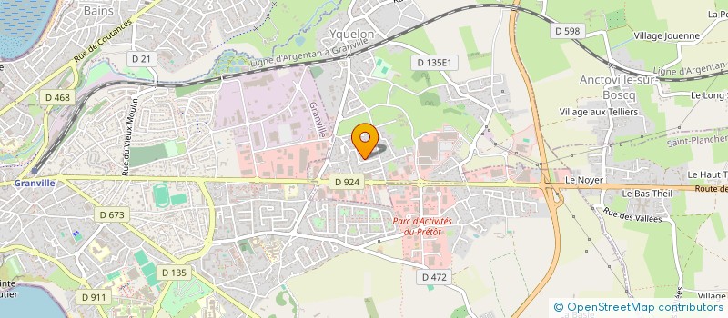 localisation de l'entreprise MONSIEUR NOEL GUILLOUET  YQUELON