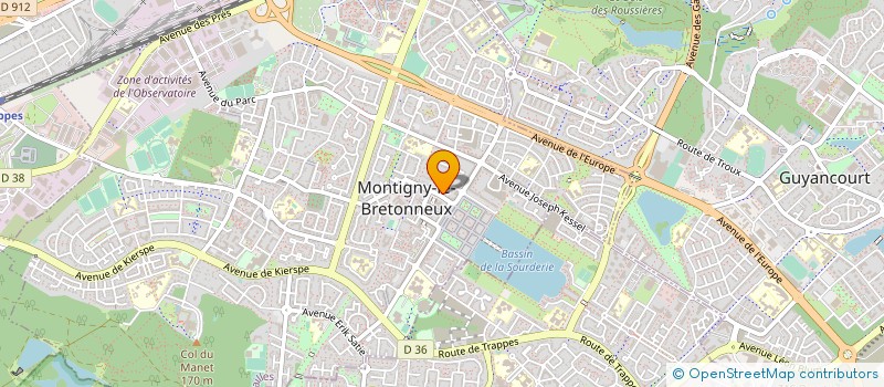 localisation de l'entreprise MONSIEUR NOEL HENRIET  MONTIGNY-LE-BRETONNEUX