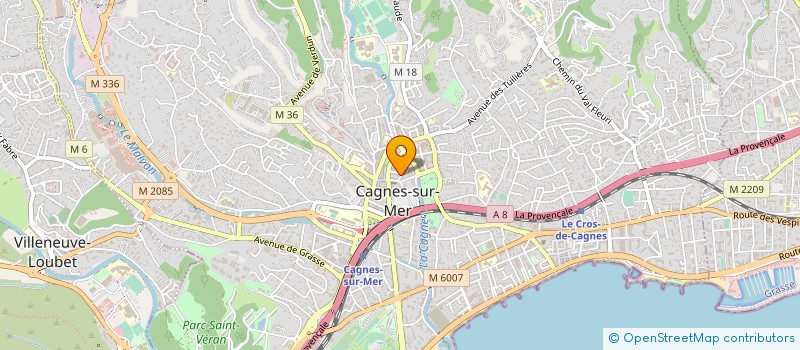 localisation de l'entreprise MONSIEUR NOEL HOFFMANN à CAGNES-SUR-MER