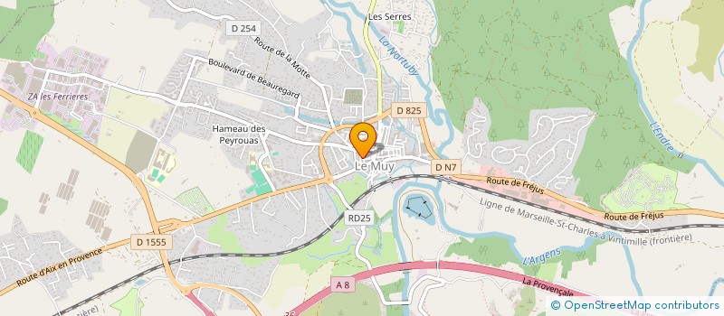 localisation de l'entreprise MONSIEUR NOEL HOUGUET à LE MUY