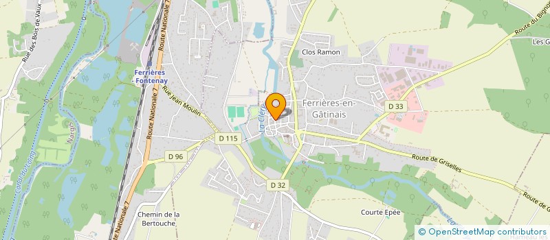 localisation de l'entreprise MONSIEUR NOEL HURION  FERRIERES-EN-GATINAIS