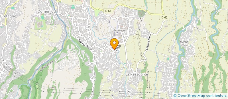 localisation de l'entreprise MONSIEUR NOEL INDAROUSSI  SAINTE-MARIE