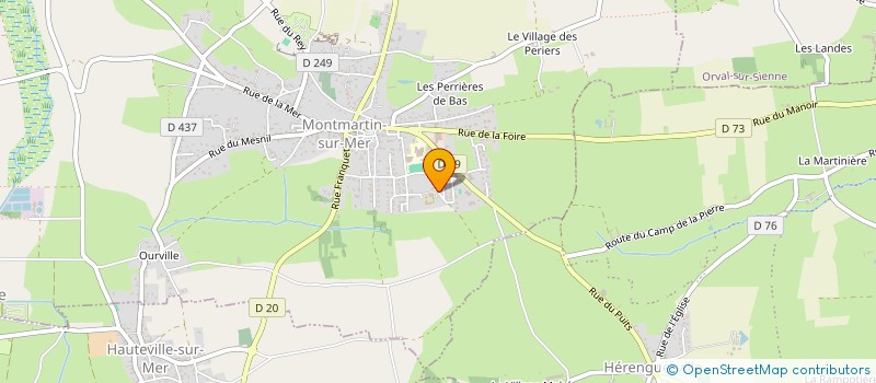 localisation de l'entreprise MONSIEUR NOEL JACQUET  MONTMARTIN-SUR-MER