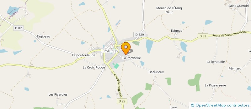 localisation de l'entreprise MONSIEUR NOEL JARDIN à LESTERPS
