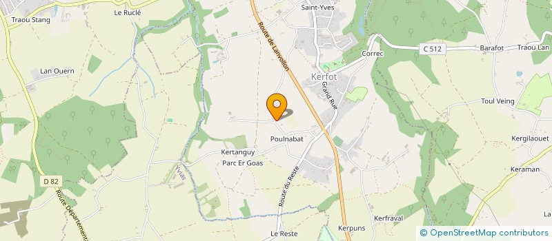 localisation de l'entreprise MONSIEUR NOEL JEGOU  PAIMPOL