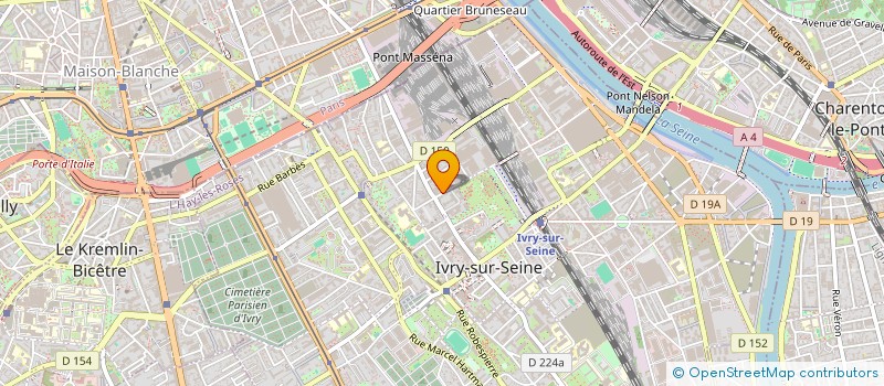 localisation de l'entreprise MONSIEUR NOEL JOULKUA à IVRY-SUR-SEINE
