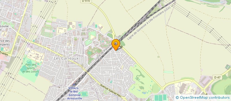 localisation de l'entreprise MONSIEUR NOEL KARATAVUK à GONESSE