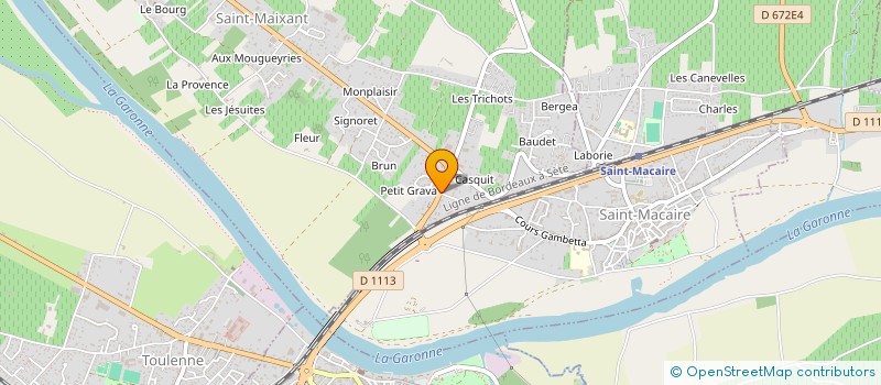 localisation de l'entreprise MONSIEUR NOEL LACOMBE  SAINT-ANDRE-DU-BOIS