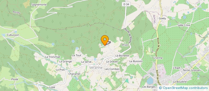 localisation de l'entreprise MONSIEUR NOEL LAFERTIN  VERANNE