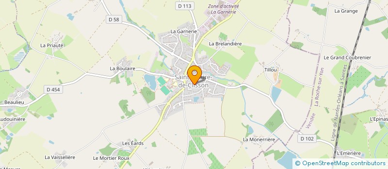 localisation de l'entreprise MONSIEUR NOEL LARDIERE  SAINT-HILAIRE-DE-CLISSON