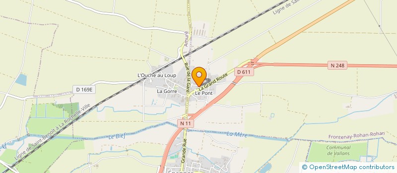 localisation de l'entreprise MONSIEUR NOEL LARGEAS  FRONTENAY-ROHAN-ROHAN