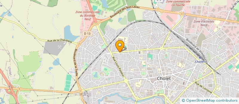 localisation de l'entreprise MONSIEUR NOEL LEBRUN  CHOLET