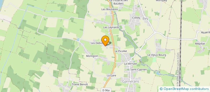 localisation de l'entreprise MONSIEUR NOEL LEMIERE  GARNERANS