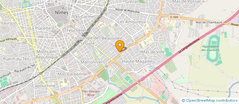 localisation de l'entreprise MONSIEUR NOEL LEROY  NIMES