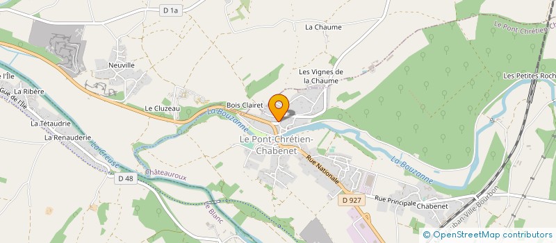 localisation de l'entreprise MONSIEUR NOEL LESFLEURS à LE PONT-CHRETIEN-CHABENET