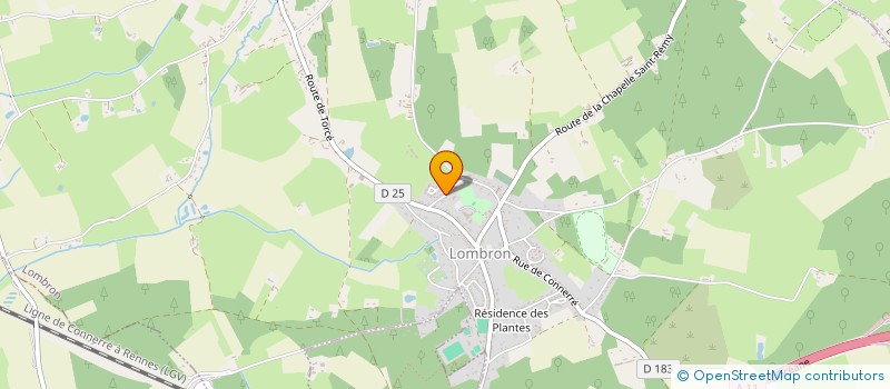 localisation de l'entreprise MONSIEUR NOEL LIEBAULT  LOMBRON