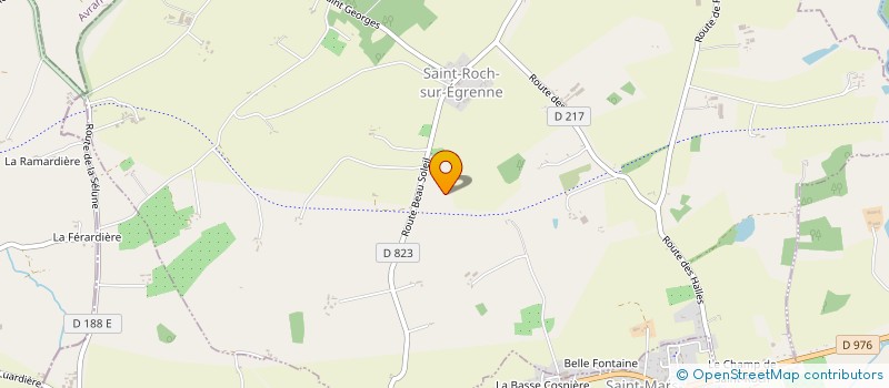 localisation de l'entreprise MONSIEUR NOEL LOGEL  SAINT-ROCH-SUR-EGRENNE