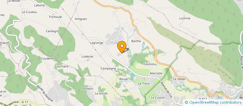localisation de l'entreprise MONSIEUR NOEL LOUBEJAC à COS